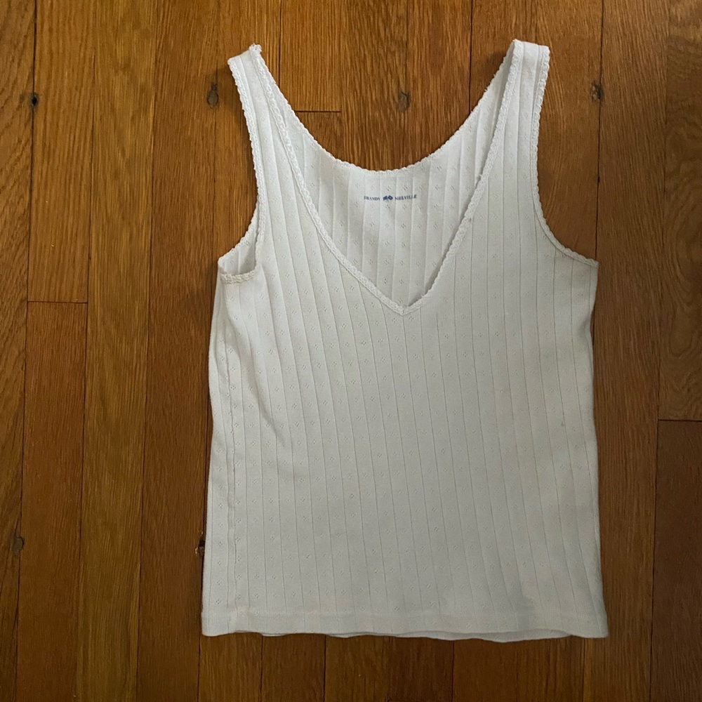 Brandy Melville white tank top